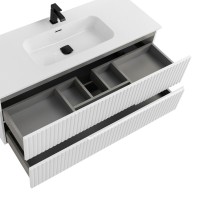 Мебель для ванной комнаты Cezares Duet 120 bianco opaco, раковина Cezares CZR-8095-120