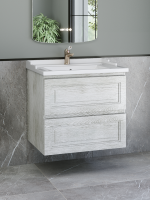 Тумба с раковиной Caprigo Wales 70 белый клен