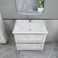 Тумба с раковиной Caprigo Wales 70 белый клен