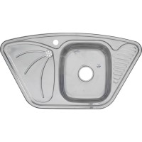 Мойка кухонная Melana 9550A 0,8/180 серебристая