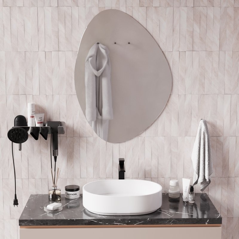 Зеркало MIXLINE "Лидия" 550*750 (ШВ) еврокромка