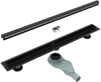 Душевой трап (лоток) Esbano Slim Side 60 cм, матовый черный