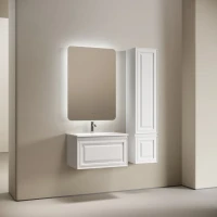 Тумба с раковиной Sancos Very 70 подвесная, bianco, раковина CN7031