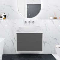 Тумба с раковиной Cezares Bellagio 70 со столешницей grigio nuvola