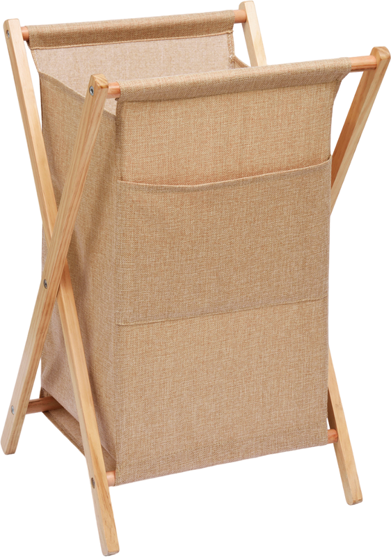 Корзина для белья Wasserkraft Nau WB-771-L светло-коричневая