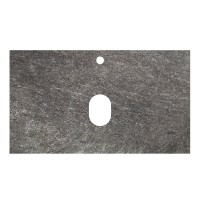 Тумба под раковину со столешницей BelBagno Kraft 80 подвесная, матовая бежевая, столешница kep-80-grn