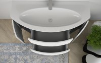 Тумба с раковиной Cezares Eden 120 frassino bianco, раковина 50178