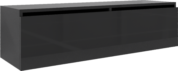 Тумба Armadi Art Flat Valessi Uno-S 140 антрацит глянец