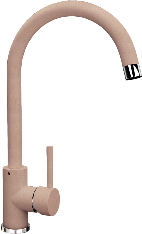Комплект Мойка Florentina Нире 480 песочный + Измельчитель Bort Titan 7000 + Смеситель Альфа FL песочный