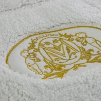 Коврик Migliore 31925 белый, окантовка золото