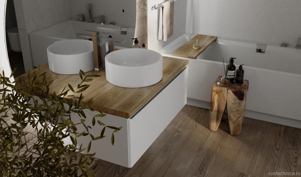 Мебель для ванной комнаты Jorno Solis new 100, подвесная