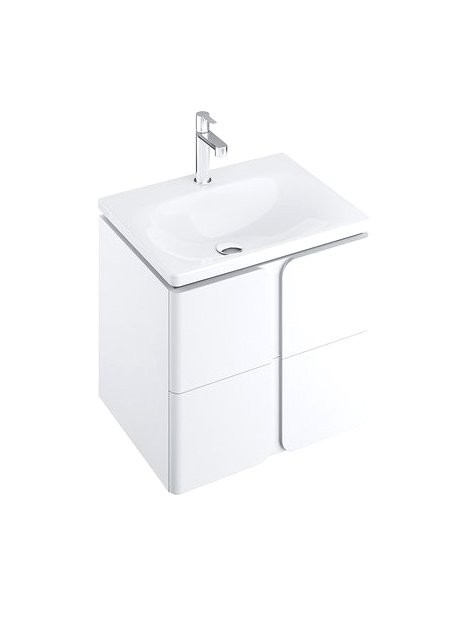 Тумба под раковину без столешницы Ravak Balance SD 50 глянцевая белая, белая