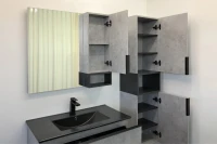Зеркало Comforty Франкфурт 90 бетон светлый Зеркало Comforty Франкфурт 90 бетон светлый