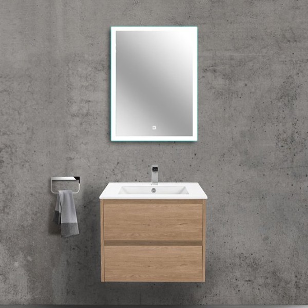 Мебель для ванной комнаты Vincea Gio 60 натуральный дуб