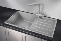 Мойка кухонная Granula 8601, алюминиум