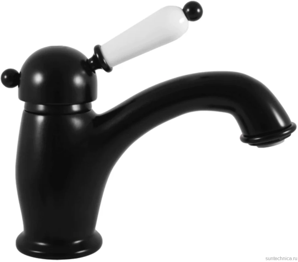 Смеситель для раковины Rav Slezak Labe L526.5CMAT черный матовый