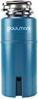 Комплект Мойка Paulmark Brilon PM104546-BLM черный металлик + Измельчитель Intenso