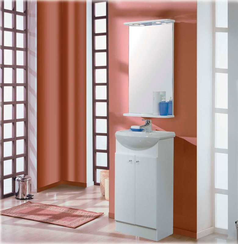 Зеркало AQUATON Мира 47 с полкой