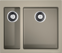 Комплект Мойка Omoikiri Bosen 59-2-SA бежевая + Измельчитель Nagare slim 500