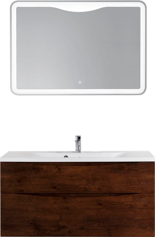 Тумба с раковиной BelBagno Marino H60 rovere moro, 120 см
