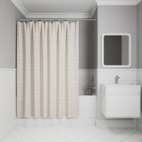 Штора для ванной IDDIS Base BG03P24i11 240х200, белая