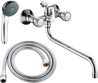 Смеситель с длинным изливом для ванны Fashun A2209-2 хром Смеситель с длинным изливом для ванны Fashun A2209-2 хром