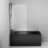 Шторка на ванну AM.PM Gem W90BS-080-140BT стекло прозрачное