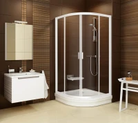 Душевой уголок Ravak Blix BLCP4-90 Transparent, профиль белый