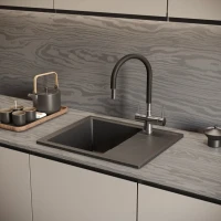 Мойка кухонная Domaci Болонья М-150-007 антрацит Мойка кухонная Domaci Болонья М-150-007 антрацит