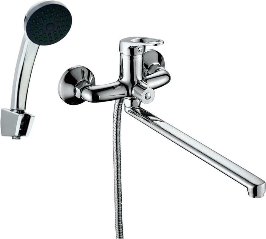 Смеситель с длинным изливом для ванны D-lin 310-2 D146310-2 хром