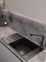 Мойка кухонная Emar Quartz EMQ-1780.Q морион Мойка кухонная Emar Quartz EMQ-1780.Q морион