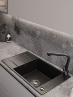 Мойка кухонная Emar Quartz EMQ-1780.Q морион