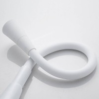 Смеситель для кухни Shevanik S543C-1 с гибким изливом, белый