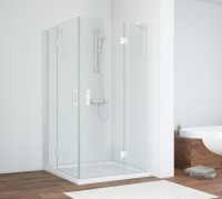 Душевой уголок Vegas Glass AFA 120 01 01 профиль белый, стекло прозрачное