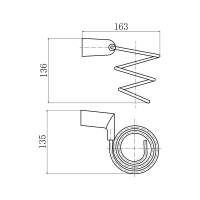 Держатель для фена Fashun A1828-21 бронза Держатель для фена Fashun A1828-21 бронза
