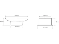 Набор Стакан Bemeta Omega 104110012 + Мыльница 138108191 Набор Стакан Bemeta Omega 104110012 + Мыльница 138108191