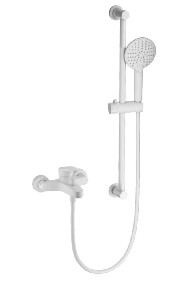 Смеситель для ванны с душем Wonzon & Woghand WW-C2501-MW матовый белый