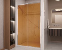 Душевая дверь в нишу Vincea Stella VDS-1ST120GS 120 см, профиль хром, стекло янтарь