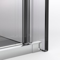 Душевой уголок Vincea Stella VSR-1ST8011CL 110x80 см, профиль хром, стекло прозрачное