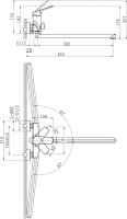 Универсальный смеситель Cersanit Flavis 64093