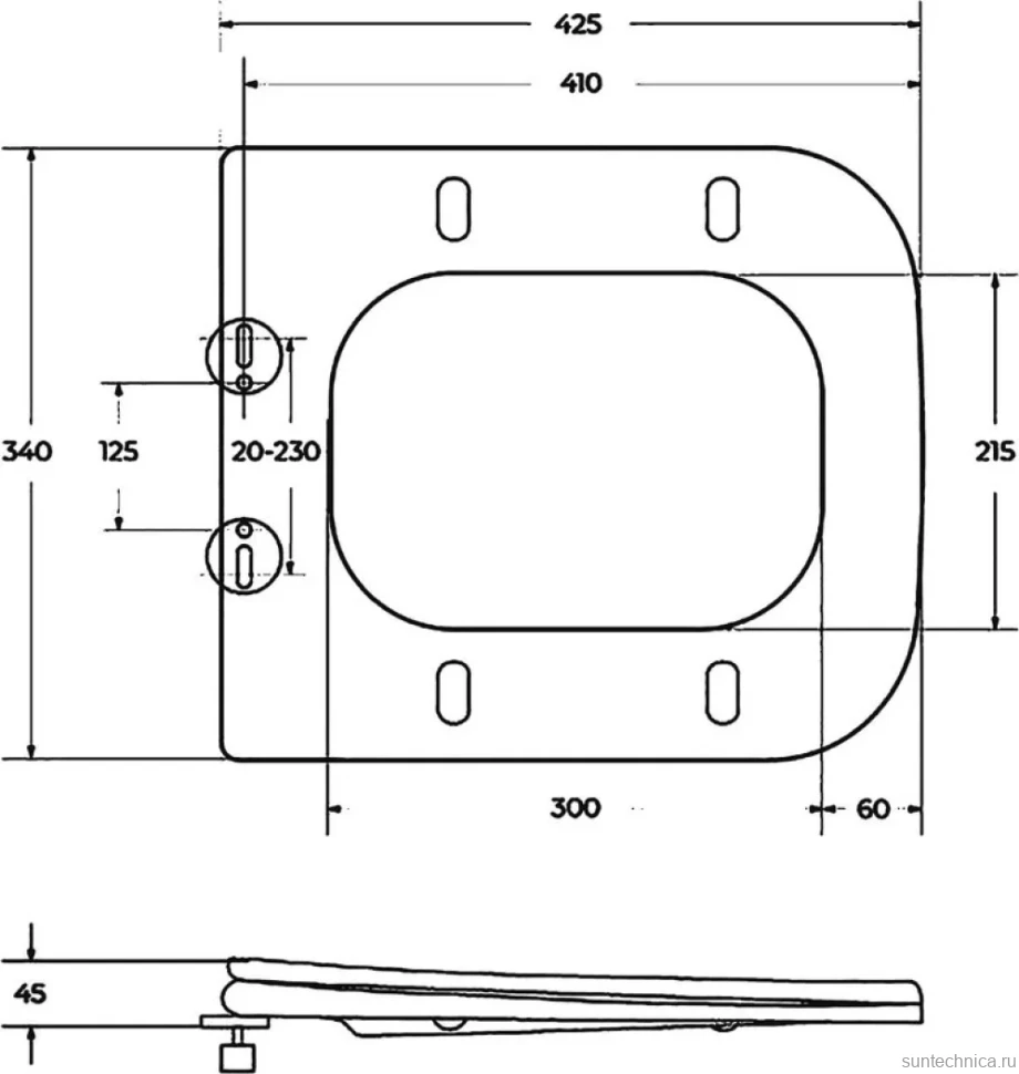 Комплект Унитаз подвесной BelBagno Marmi + Крышка BB052SC с микролифтом + Инсталляция TECE Base 9400413 4 в 1 с кнопкой смыва