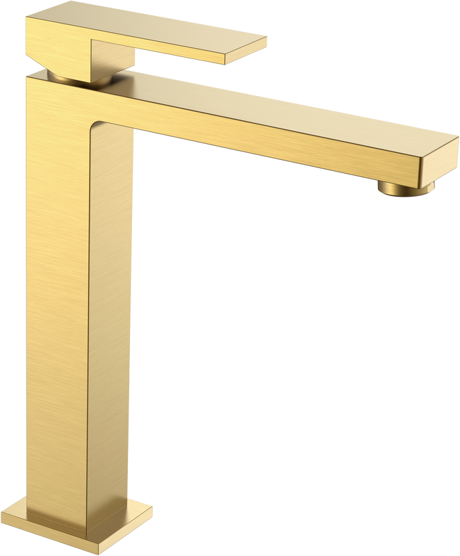 Смеситель для раковины Boheme Qubic 472-MG matt gold