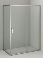 Душевой уголок Orange E23 14080TCR стекло прозрачное, профиль хром