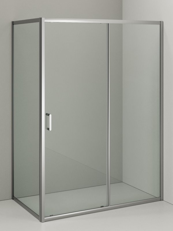 Душевой уголок Orange E23 14080TCR стекло прозрачное, профиль хром