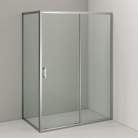 Душевой уголок Orange E23 14080TCR стекло прозрачное, профиль хром