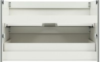 Тумба с раковиной Aquanet Джейн (Flat) 100 подвесная, мисти грин