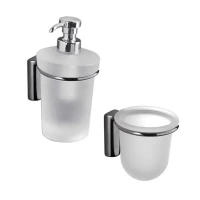 Набор Стакан Colombo Design Luna В0102.000 + Дозатор В9309.000 Набор Стакан Colombo Design Luna В0102.000 + Дозатор В9309.000