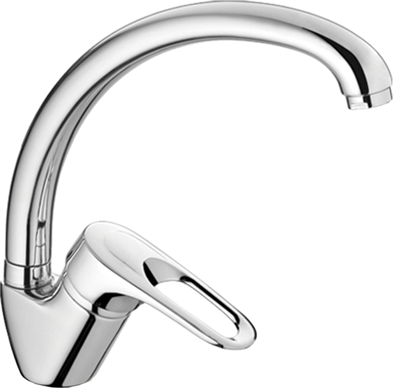 Смеситель для кухни Fashun A4104-2 хром