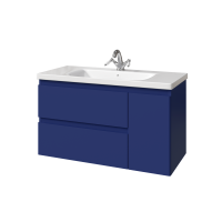 Тумба с раковиной Caprigo Forte 100 R подвесная, океания