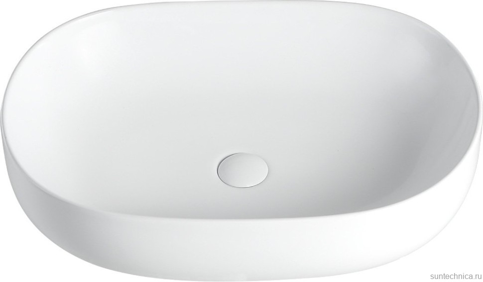 Тумба с раковиной Orange Line 100 подвесная, 2 ящика, матовая белая с раковиной B08-600W